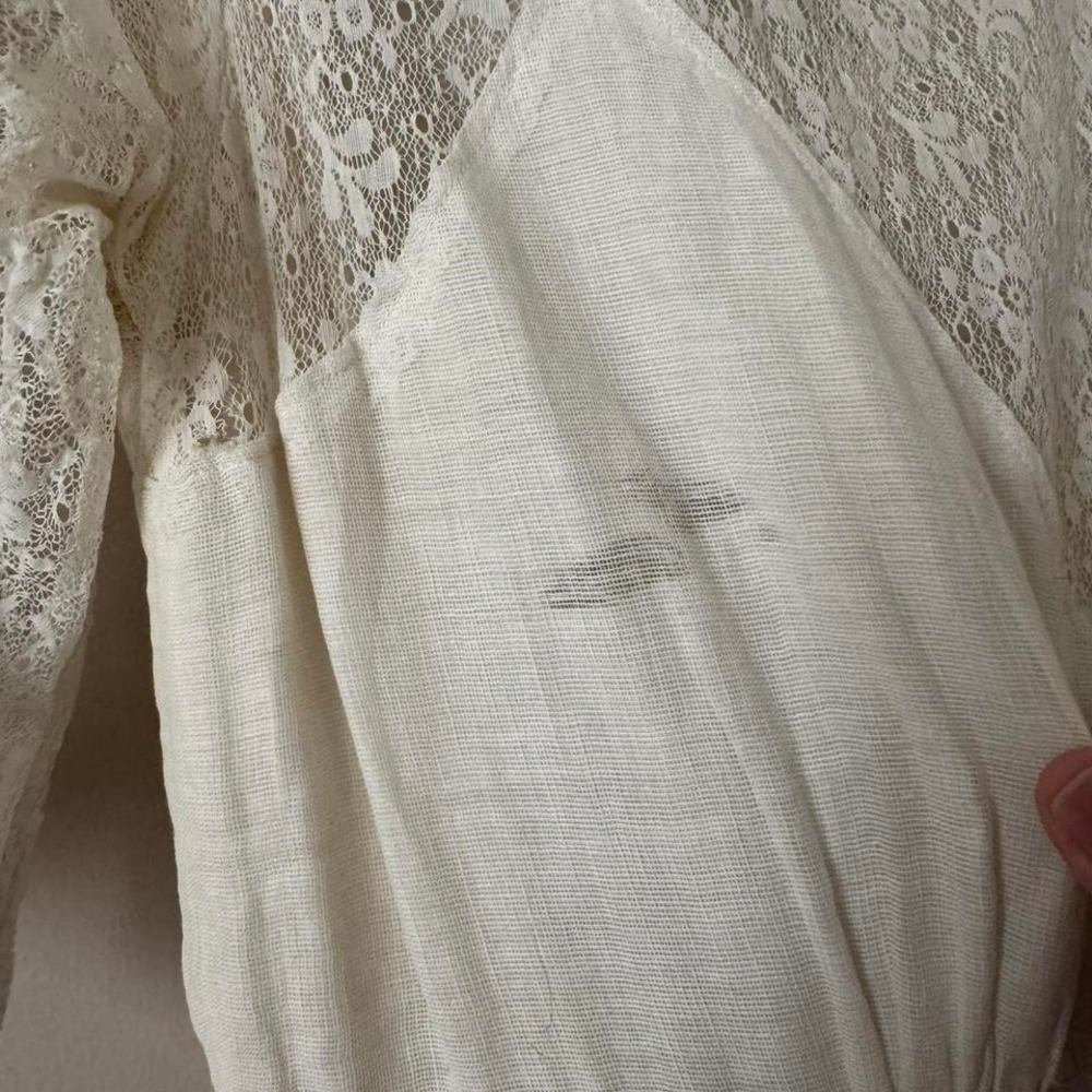 Edwardian Lace Lawn Dress - White XS - AS IS - Picture 8 of 8